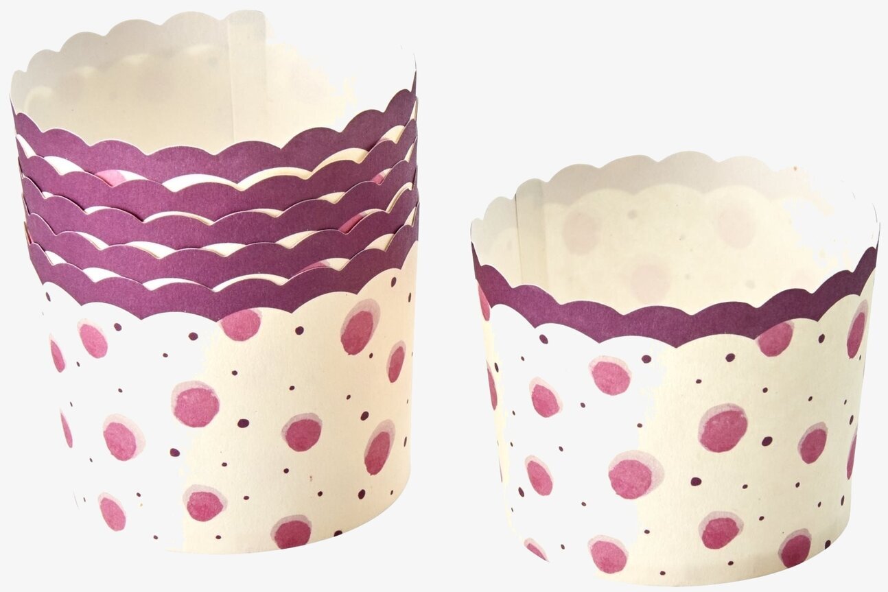 Bakform Watercolor Splash Print från Rice i staplade högar