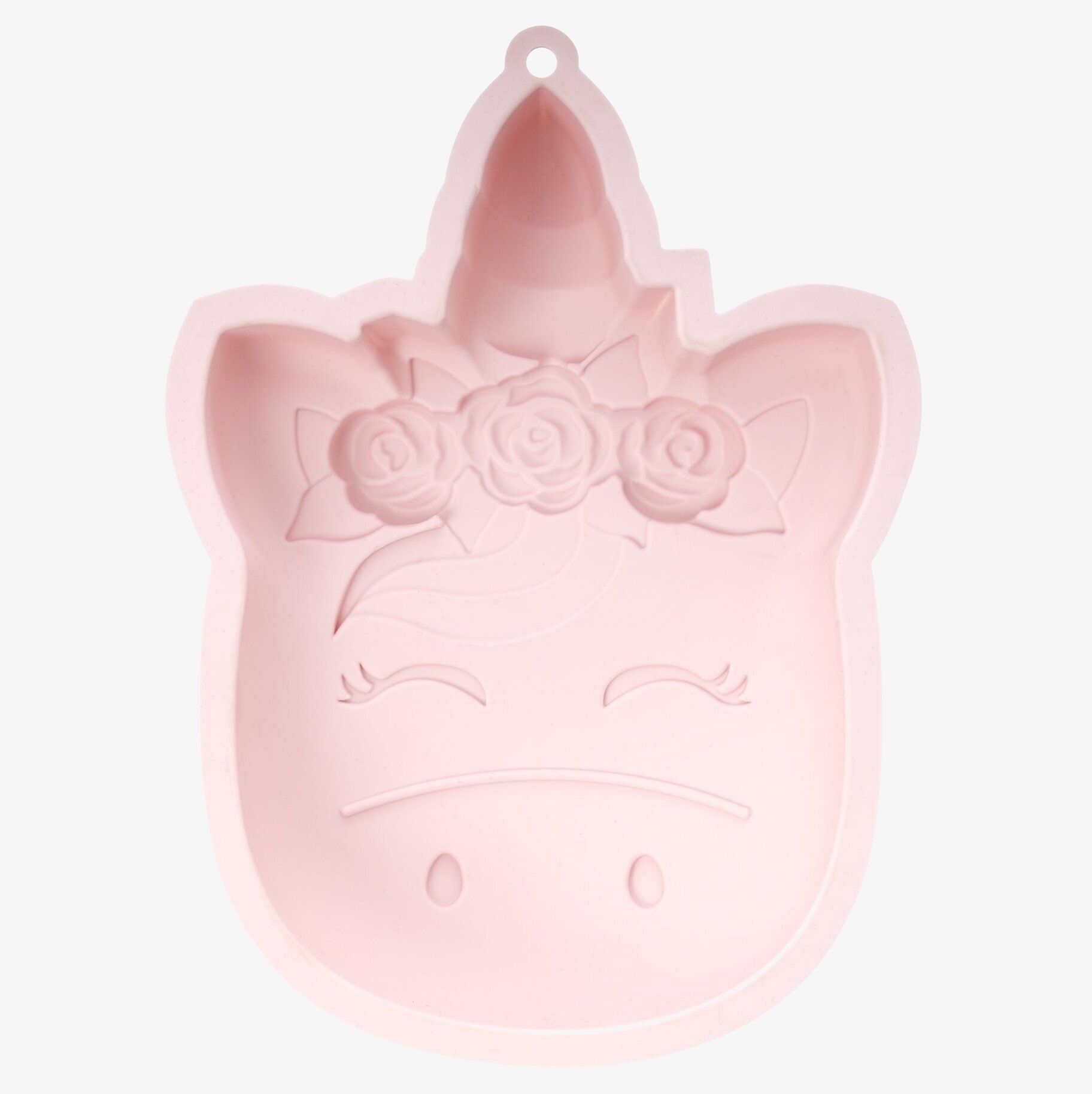Bakform Silikon Unicorn från Rice i ljusrosa silikon