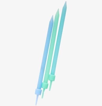 Tårtljus Blue Rice Dekorera bakverk cupcake muffins kakor tårtor Sprits Strössel Kulor (dekoration för bakverk) Tomtebloss