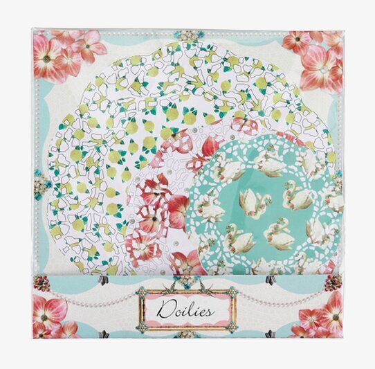 Tårtpapper Doilies Pastries & Pearls från Talking Tables