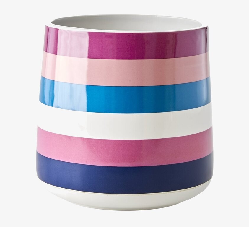 Redskapskrus Stripe Print från Rice med färgglada ränder