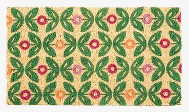 Dörrmatta Lingonblomma från Derrière la porte, färgstark