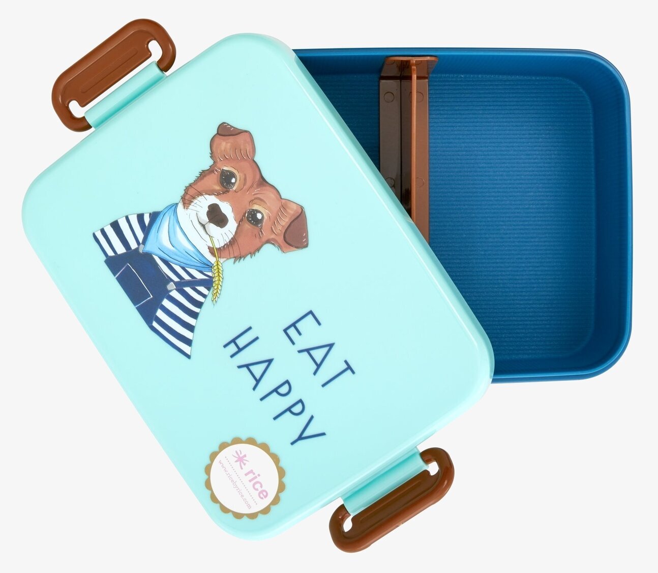 Lunchbox Farm Animals Green från Rice med lekfull design