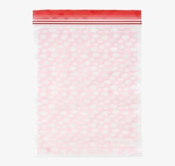 Plastpåsar Ziplock Cloud Rice Små plastpåsar med zipförslutning Zippåse