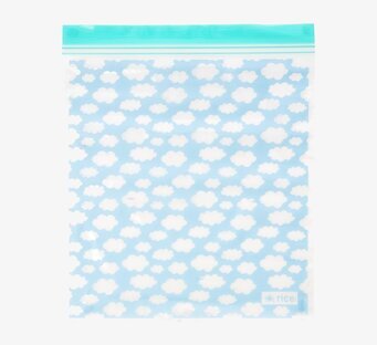 Plastpåsar Ziplock Cloud Rice Små plastpåsar med zipförslutning Zippåse