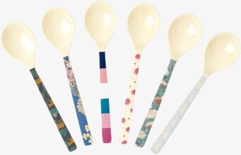 Korta Skedar - Simply Yes Print från Rice i olika mönster