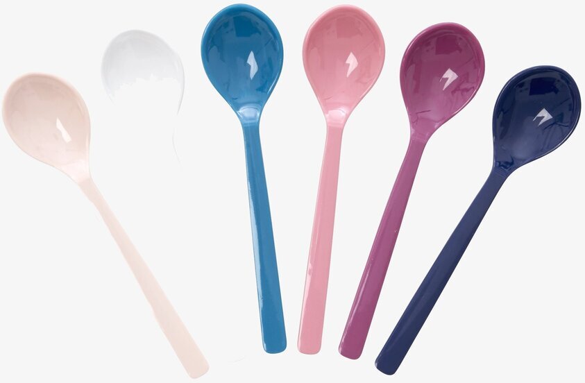 Korta Skedar - Simply Yes Colors från Rice i olika nyanser