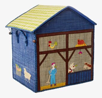 Förvaringshus Farm Theme från Rice med lantlig design