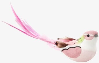 Dekorationsfågel Med Clip Rice