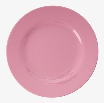 Tallrik Melamin Dusty Pink från Rice, elegant och hållbar