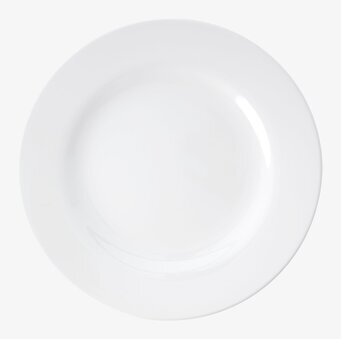Tallrik Melamin White från Rice, hållbar och stilren tallrik