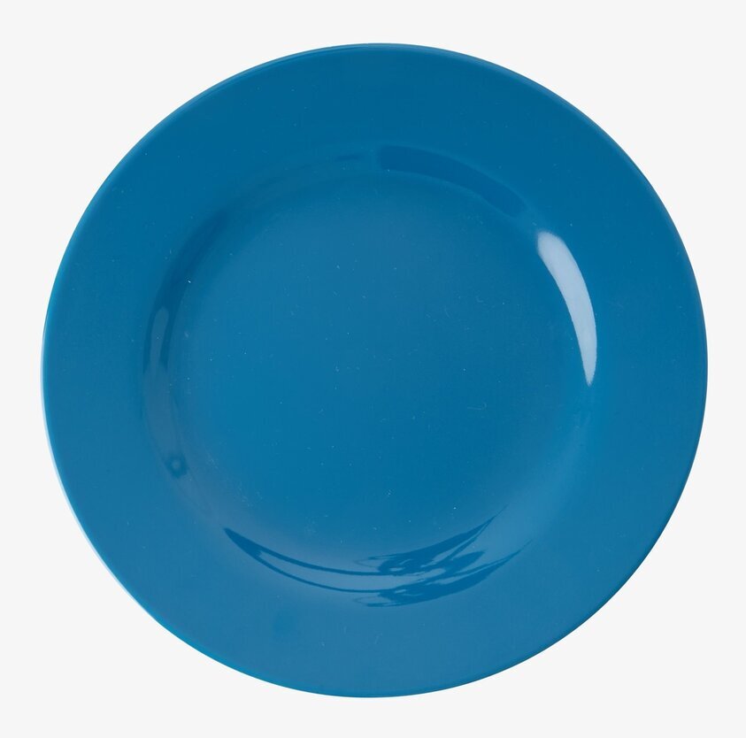 Tallrik Melamin Petrol från Rice i djup petrolblå nyans