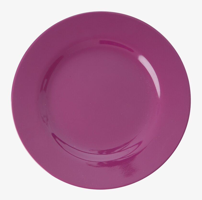 Tallrik Melamin Plum från Rice i djup plommonlila nyans