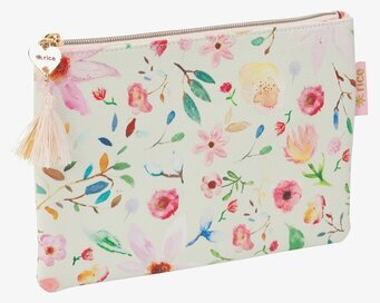 Pennfodral Selmas Flower från Rice med blommönster och tofs