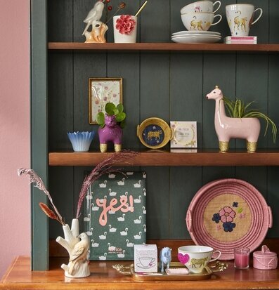 Blomkruka Mythical Giraffe från Rice på vintagehylla