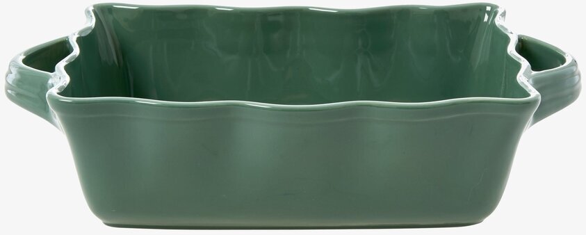 Ugnsform Medium Forest Green från Rice med vågiga kanter