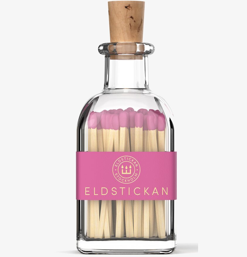 Tändstickor Liten Flamingo från Eldstickan i glasflaska