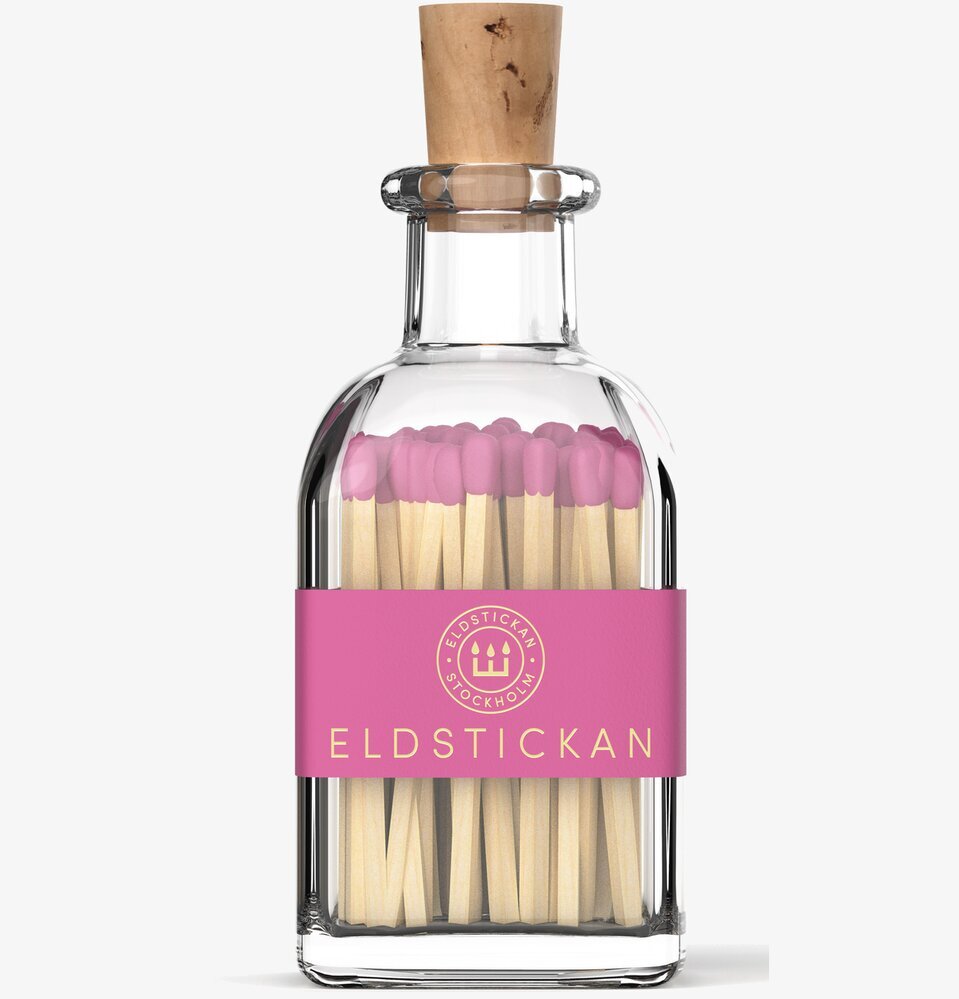 Tändstickor Liten Flamingo från Eldstickan i glasflaska