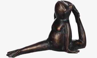 Groda Yoga från Different Design i bronsfärgad yogaposition