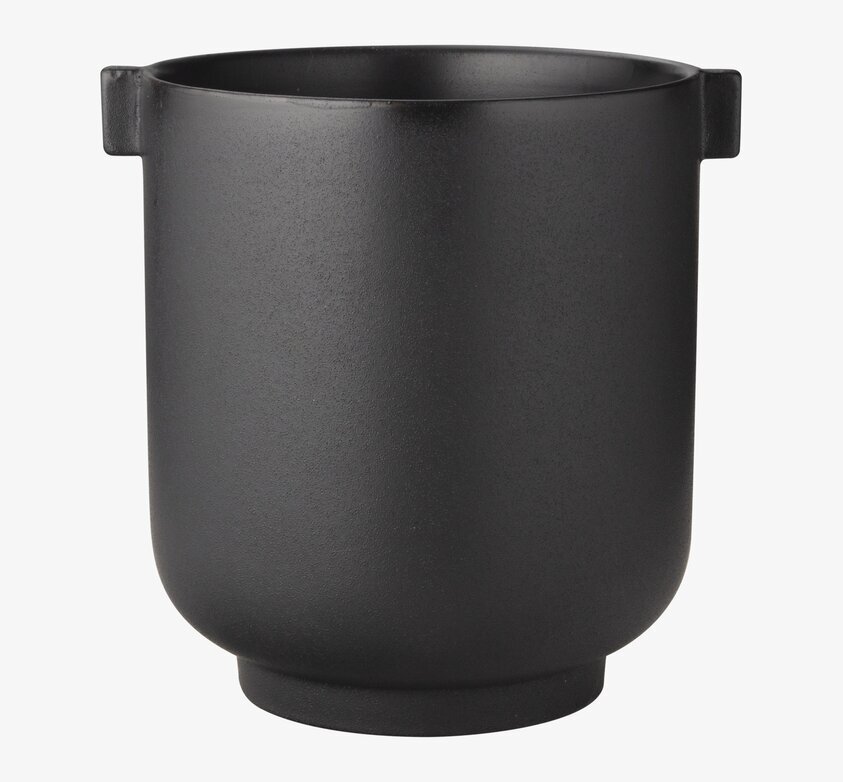 Stor Kruka Med Öra Svart från Ernst med rektangulära öron