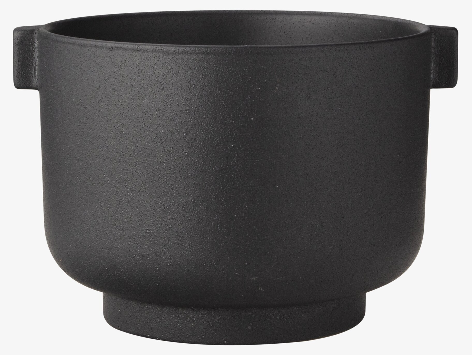 Liten Kruka Med Öra från Ernst i matt svart keramik