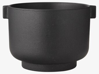 Liten Kruka Med Öra från Ernst i matt svart keramik