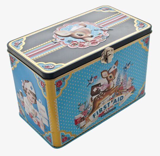 Första hjälpen box från Wu & Wu med livfull design