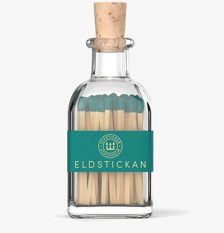 Tändstickor Liten Norrsken från Eldstickan i glasflaska