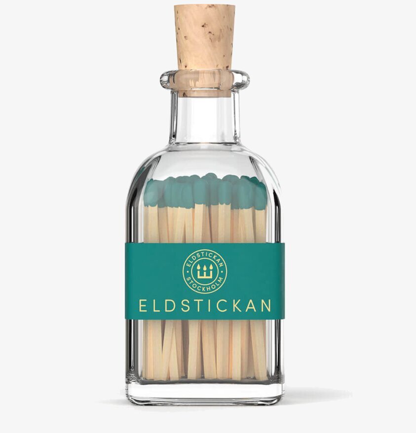 Tändstickor Liten Norrsken från Eldstickan i glasflaska