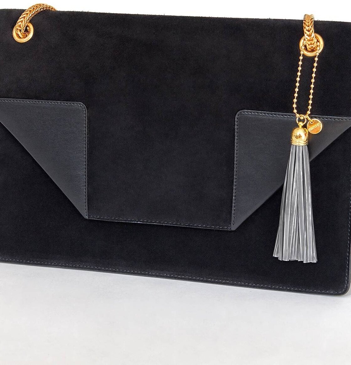 Reflextofs Taupe Guld från Firefly hänger från svart väska