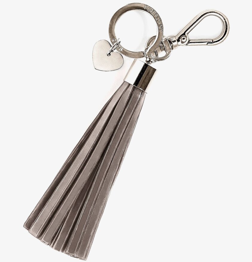 Reflextofs Taupe Silver Deluxe från Firefly med hjärtberlock