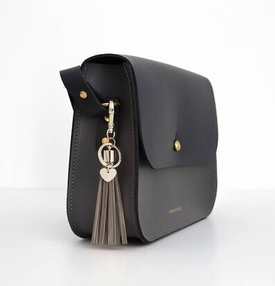 Reflextofs Taupe Silver Deluxe från Firefly på svart väska