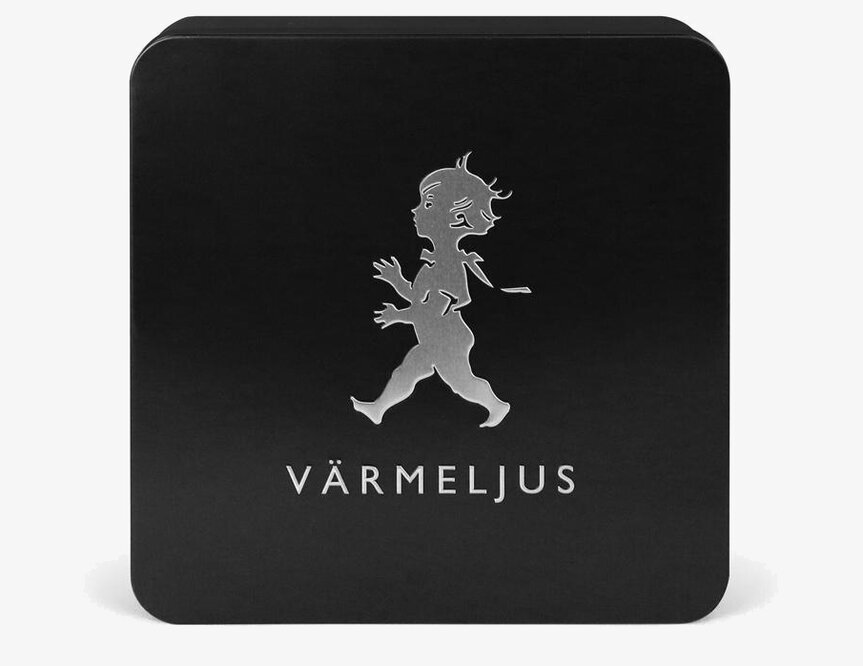 Plåtburk Värmeljus Svart från Solstickan i elegant design