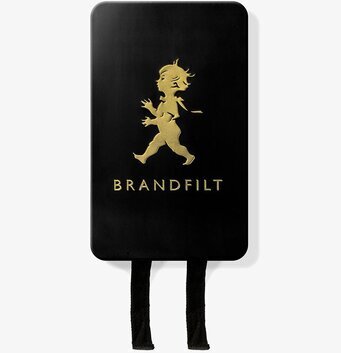 Brandfilt Svart/Guld från Solstickan med elegant design