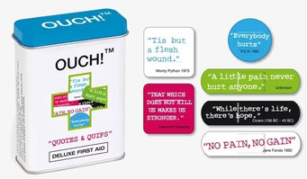 Quotes & Quips första hjälpen från Ouch! med citat-plåster