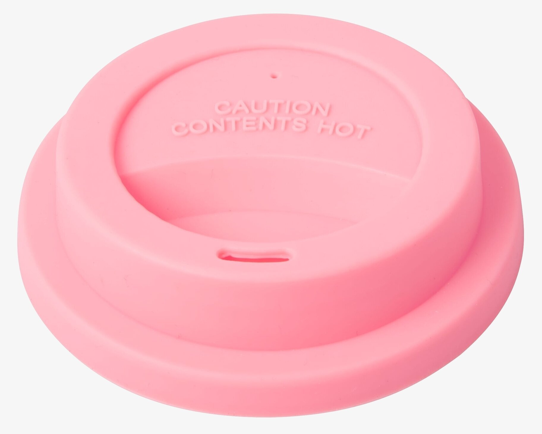 Silikonlock Rosa från Rice på vit bakgrund, ljusrosa färg