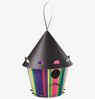 Fågelholk Randig från Tweet Tweet Home med färgglada ränder