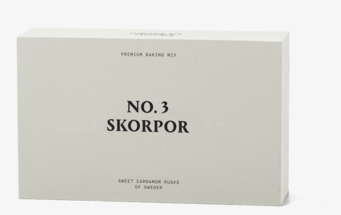 No.3 Skorpor från Fikamix Of Sweden i ljusgrå förpackning