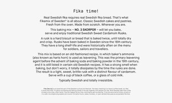 No.3 Skorpor från Fikamix Of Sweden, traditionella skorpor