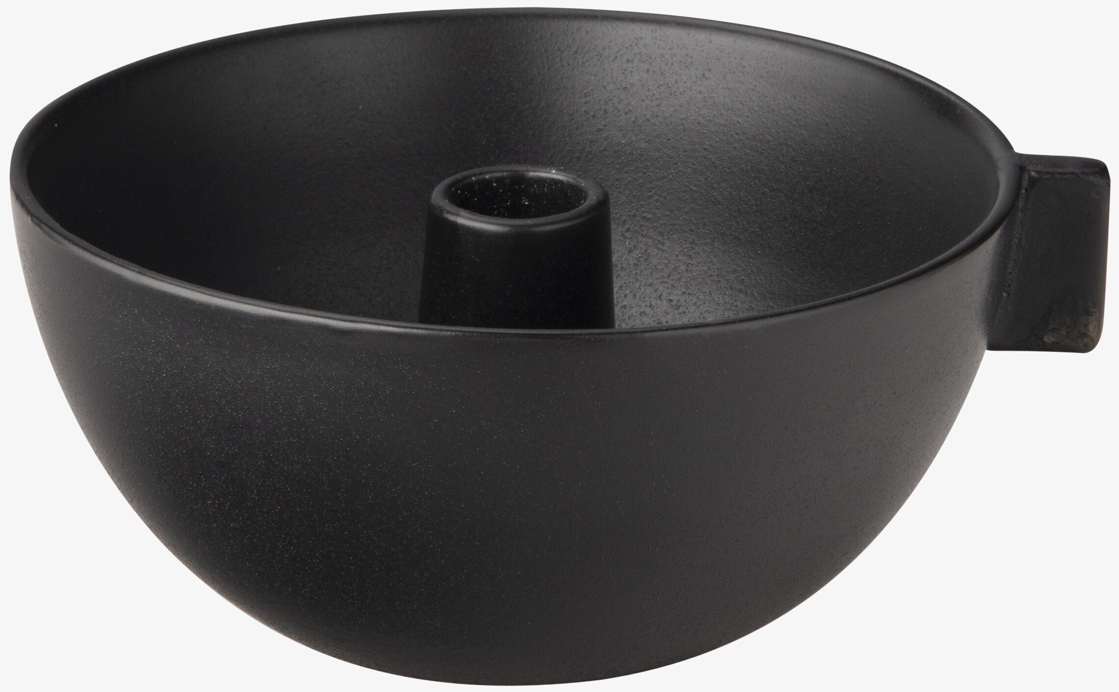 Ljusskål Ø 17 cm från Ernst med handtag och ljushållare