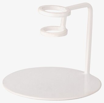 Foto av stilren och minimalistisk ljusstake i vitt