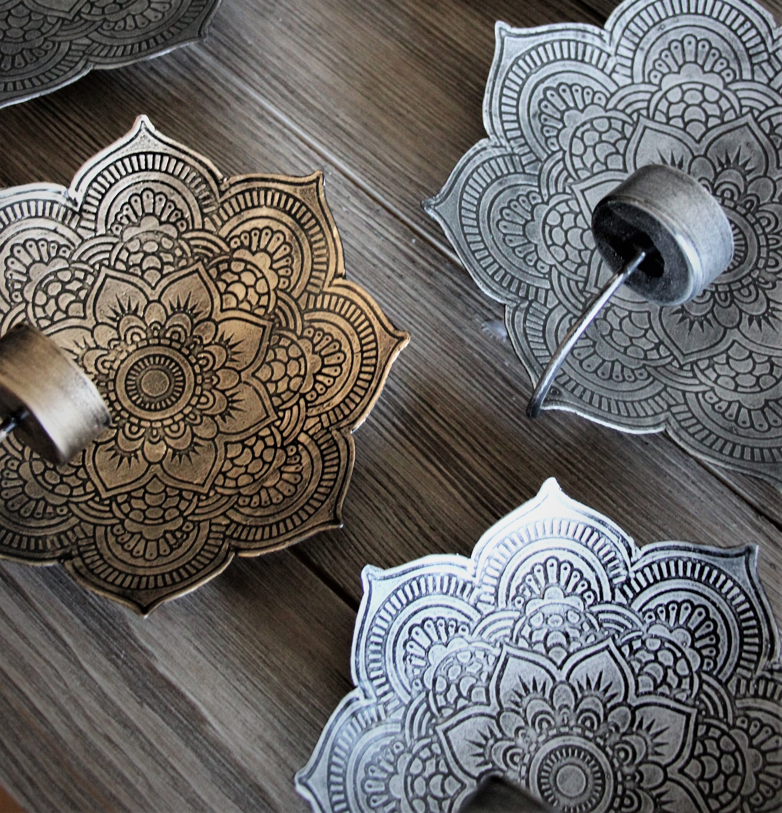 Väggljushållare Mandala Antik Ø 22 cm från Majas Cottage