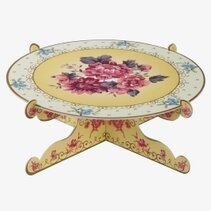 Tårtfat Truly Scrumptious från Talking Tables med blommönster