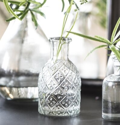 Apotekarglas Liten från IB Laursen med geometriskt mönster