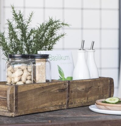 Murstensform - Trälåda från IB Laursen i köksmiljö