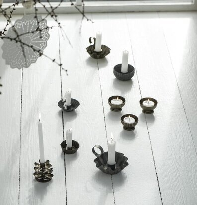 Ljusstake Kotte Mässing IB Laursen Ljusstakar Adventsstakar Ljushållare Ljushyllor