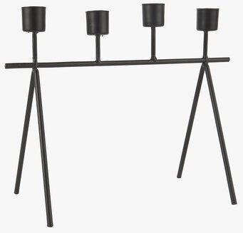 Ljusstake Svart Liten från IB Laursen i minimalistisk design