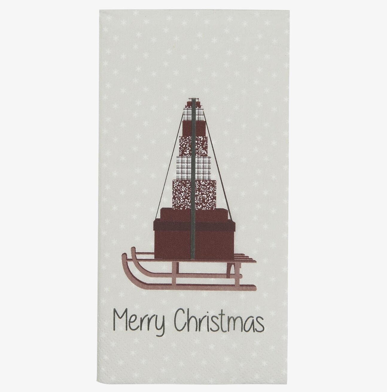 Servetter Merry Christmas från IB Laursen med julmotiv