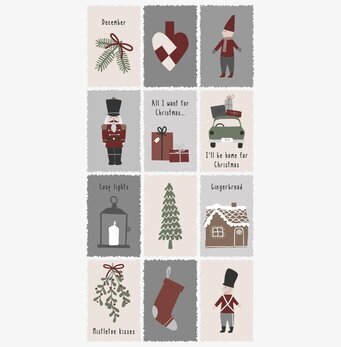 Servetter - Nostalgic Christmas från IB Laursen med julmotiv