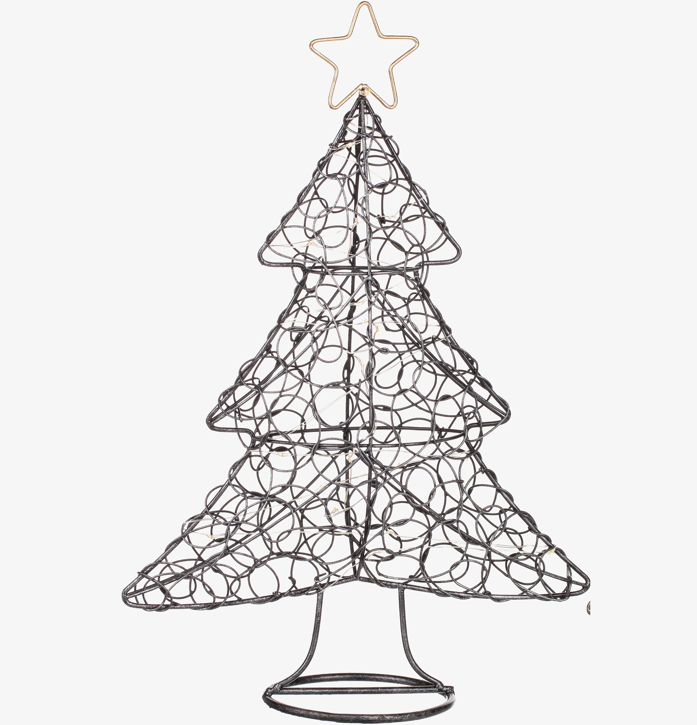 Smide Gran LED Med Timer från Different Design, juldekoration